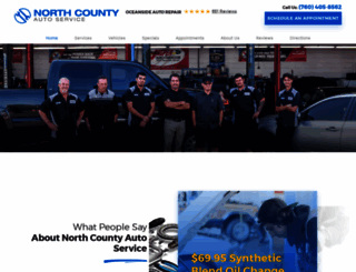 northcountyautoservice.com screenshot