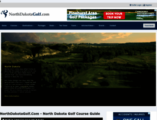 northdakotagolf.com screenshot