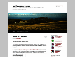 northdevongovernor.wordpress.com screenshot