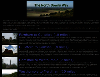 northdownsway.co.uk screenshot