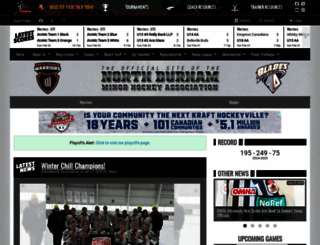 northdurhamhockey.ca screenshot