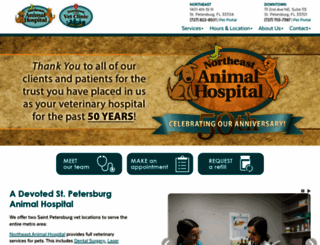 northeastanimalhospital.com screenshot