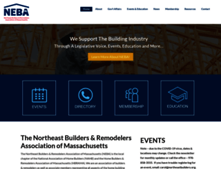 northeastbuilders.org screenshot