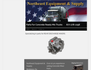 northeastequipmentsupply.com screenshot