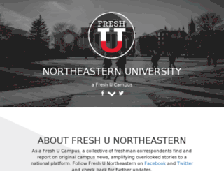 northeastern.freshu.io screenshot