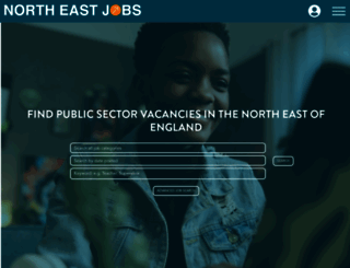 northeastjobs.org.uk screenshot