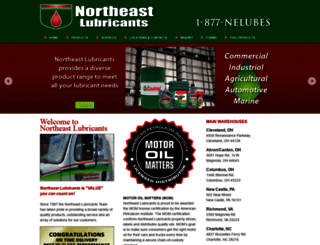 northeastlubricants.com screenshot