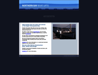 northernbayboatlift.com screenshot
