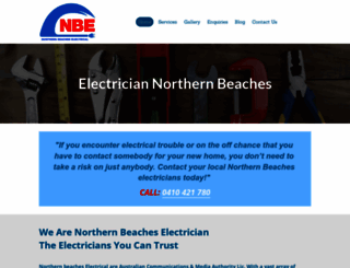 northernbeacheselectrical.com.au screenshot