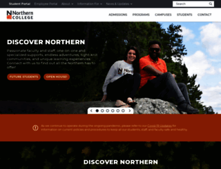 northernc.on.ca screenshot