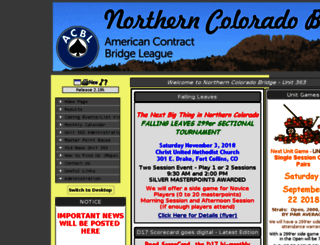 northerncoloradobridge.com screenshot