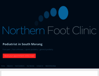 northernfootclinic.com screenshot
