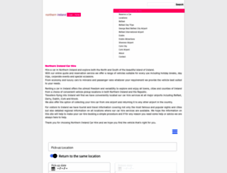 northernirelandcarhire.com screenshot