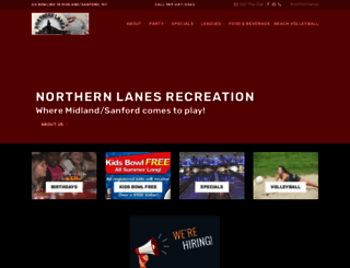 northernlanesrecreation.com screenshot
