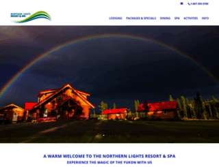 northernlightsyukon.com screenshot
