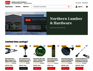 northernlumberyard.com screenshot