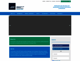 northernohioafp.org screenshot