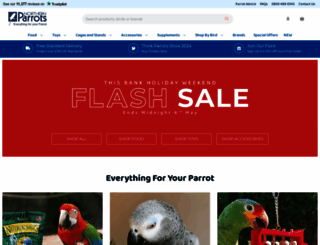 northernparrots.com screenshot