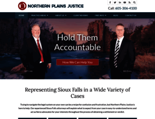 northernplainsjustice.com screenshot