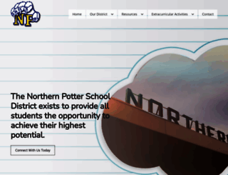 northernpottersd.org screenshot