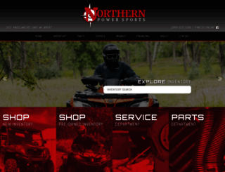 northernpowersportsofmio.com screenshot
