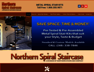 northernspiralstaircase.com screenshot
