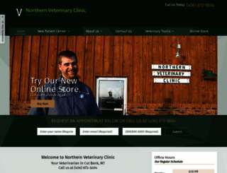 northernvetcutbank.com screenshot
