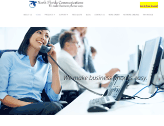 northfloridacommunications.com screenshot