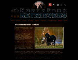 northforkretrievers.com screenshot