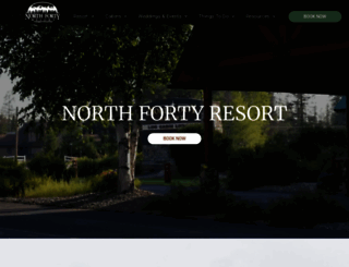 northfortyresort.com screenshot