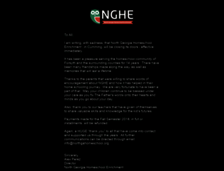 northgahomeschool.org screenshot