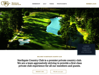 northgatecountryclub.clubsoftlinks.com screenshot
