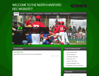 northharfordrec.com screenshot