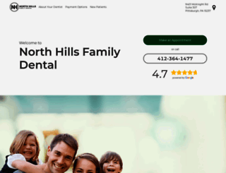 northhillsfamilydental.com screenshot