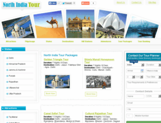northindia-tour.com screenshot