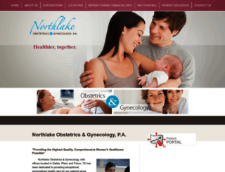northlakeobgyn.com screenshot