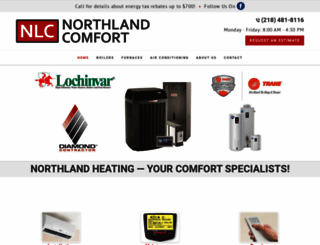 northlandcomfort.com screenshot