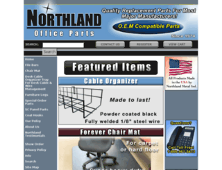 northlandofficeparts.com screenshot