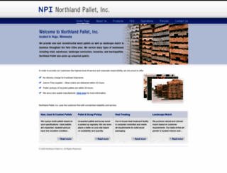 northlandpallet.com screenshot