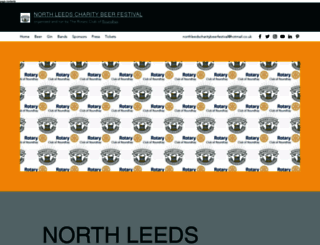northleedscharitybeerfestival.co.uk screenshot