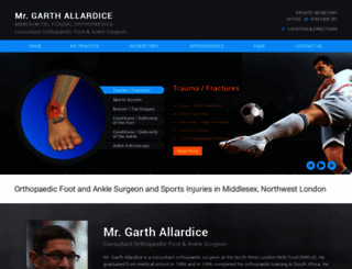 northlondonfootandankle.co.uk screenshot