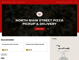 northmainstreetpizza.com screenshot