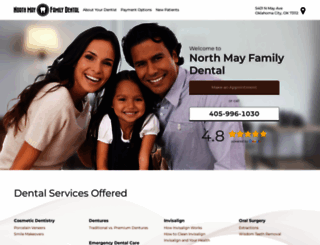 northmayfamilydental.com screenshot
