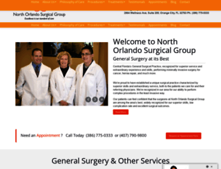 northorlandosurgical.com screenshot