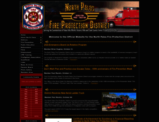 northpalosfpd.org screenshot