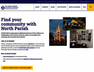 northparish.org screenshot