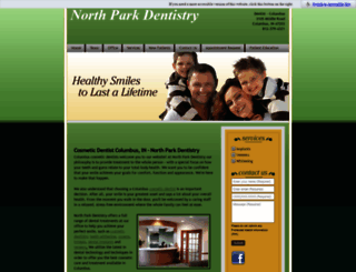 northparkdentistry.com screenshot