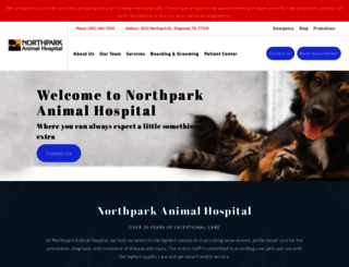 northparkvet.com screenshot