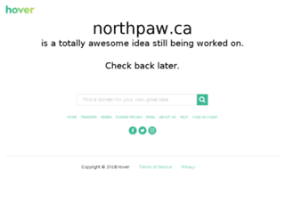 northpaw.ca screenshot