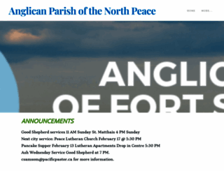 northpeaceanglicanparish.ca screenshot